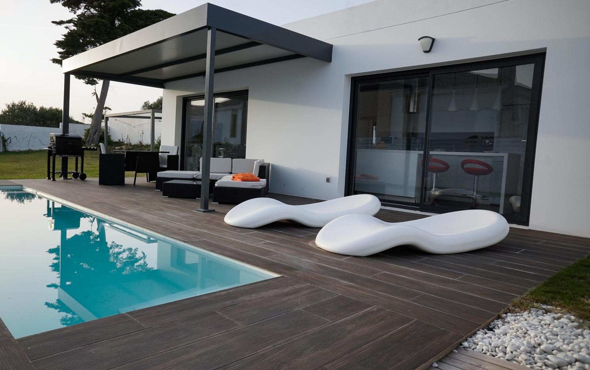 Villa Anyway Conil Un Lujo Frente Al Mar 科尼尔-德拉弗龙特拉 外观 照片