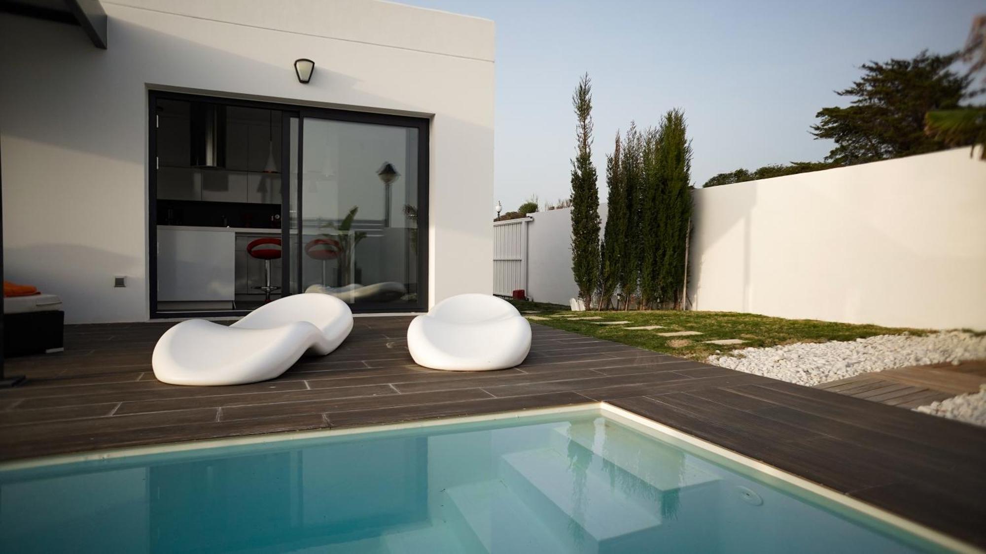 Villa Anyway Conil Un Lujo Frente Al Mar 科尼尔-德拉弗龙特拉 外观 照片